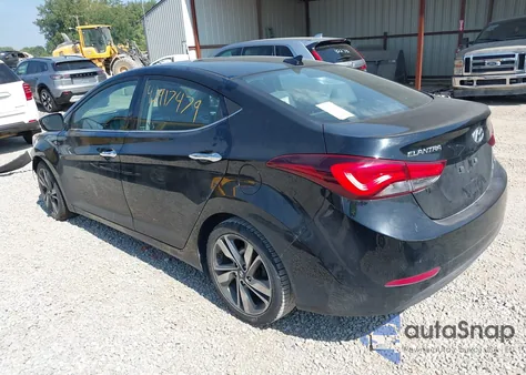 2014 Hyundai Elantra Limited from USA, damaged, VIN 5NPDH4AE3EH541453